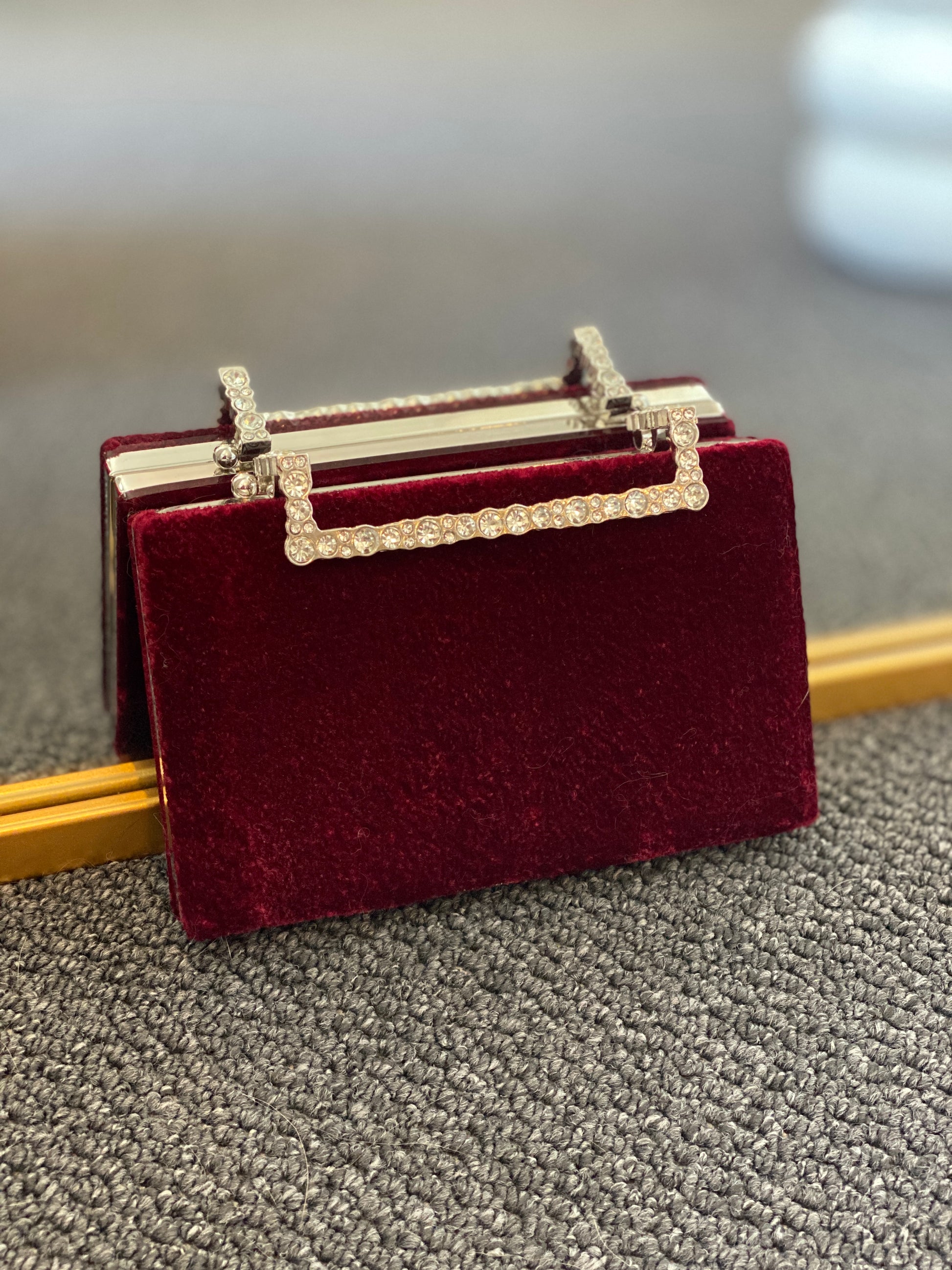 Red Velvet Clutch