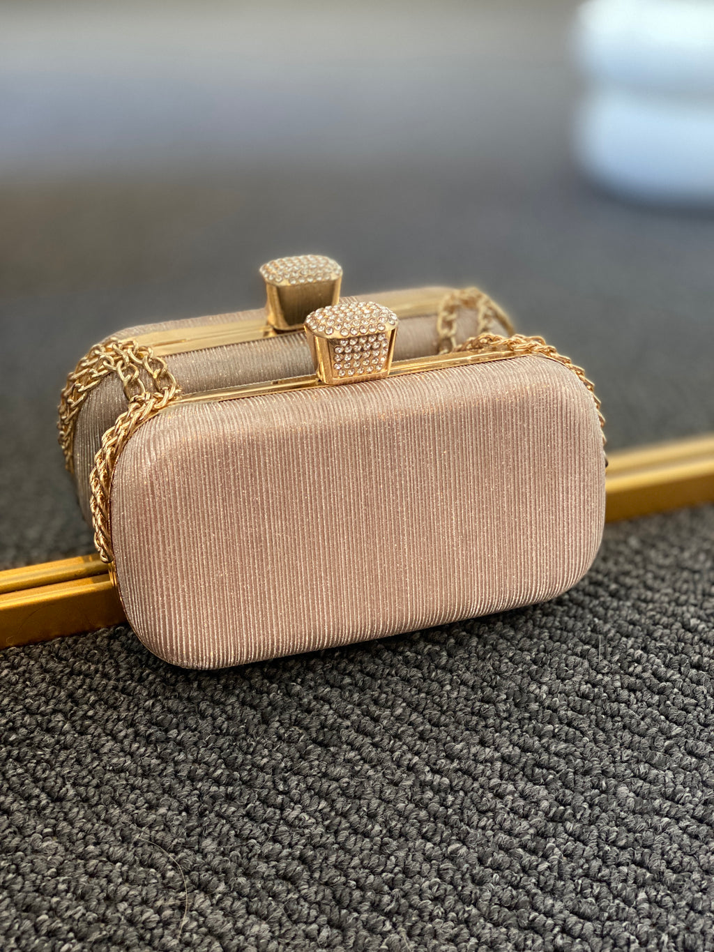 Golden Shimmer Clutch