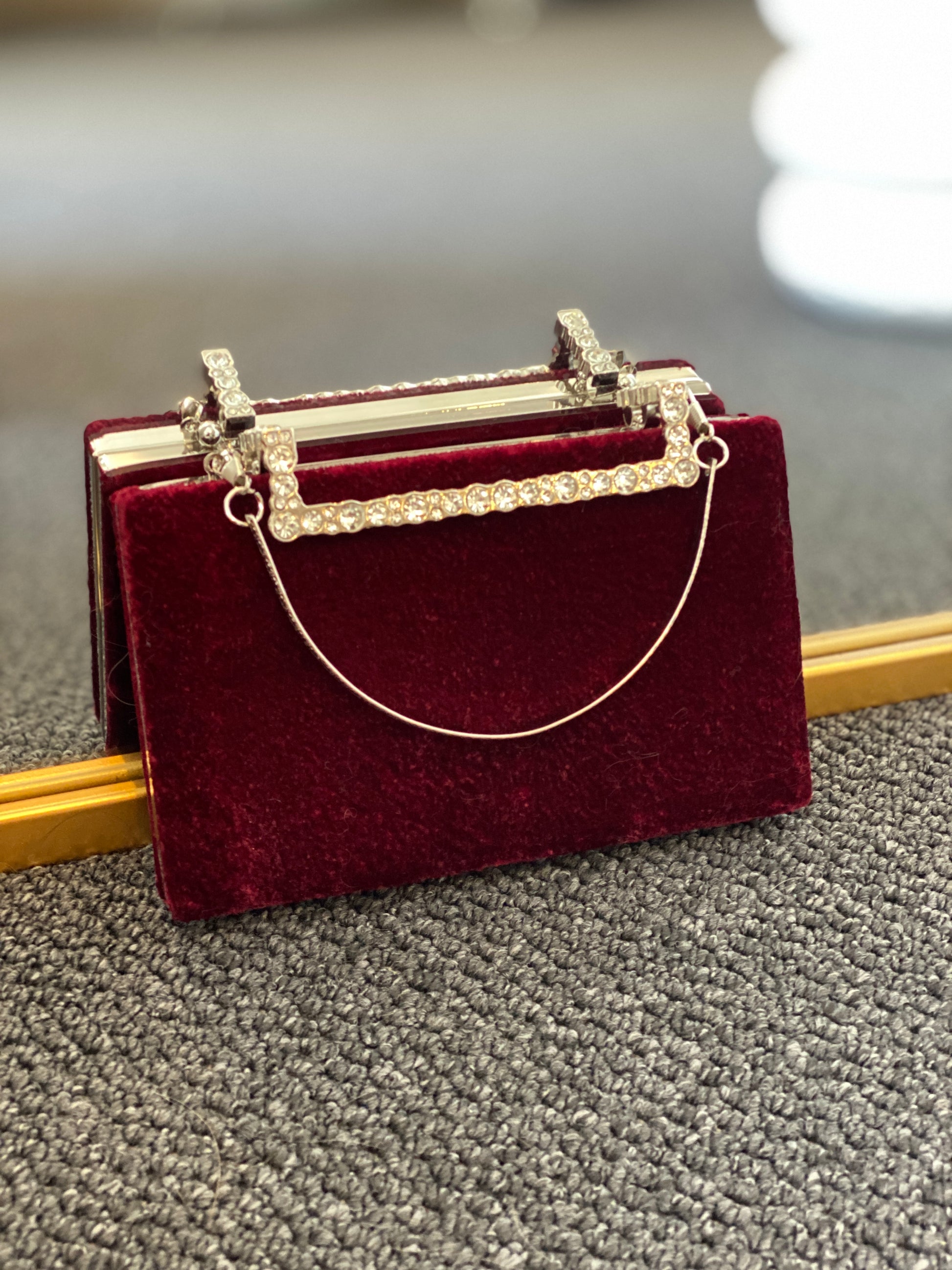Red Velvet Clutch