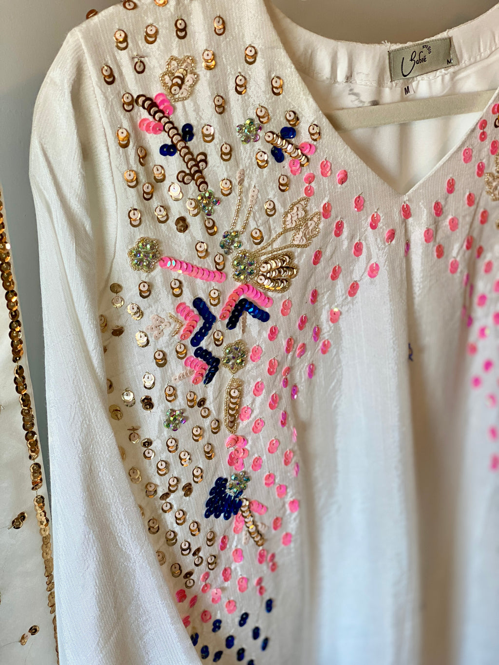 “Zarnoor” | Farshi Set with Organza Dupatta