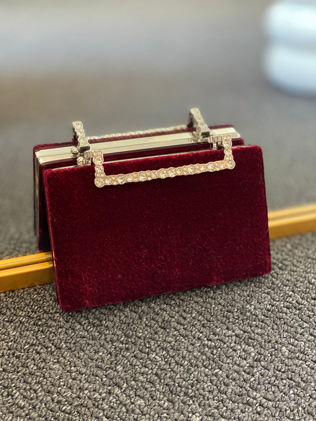Red Velvet Clutch