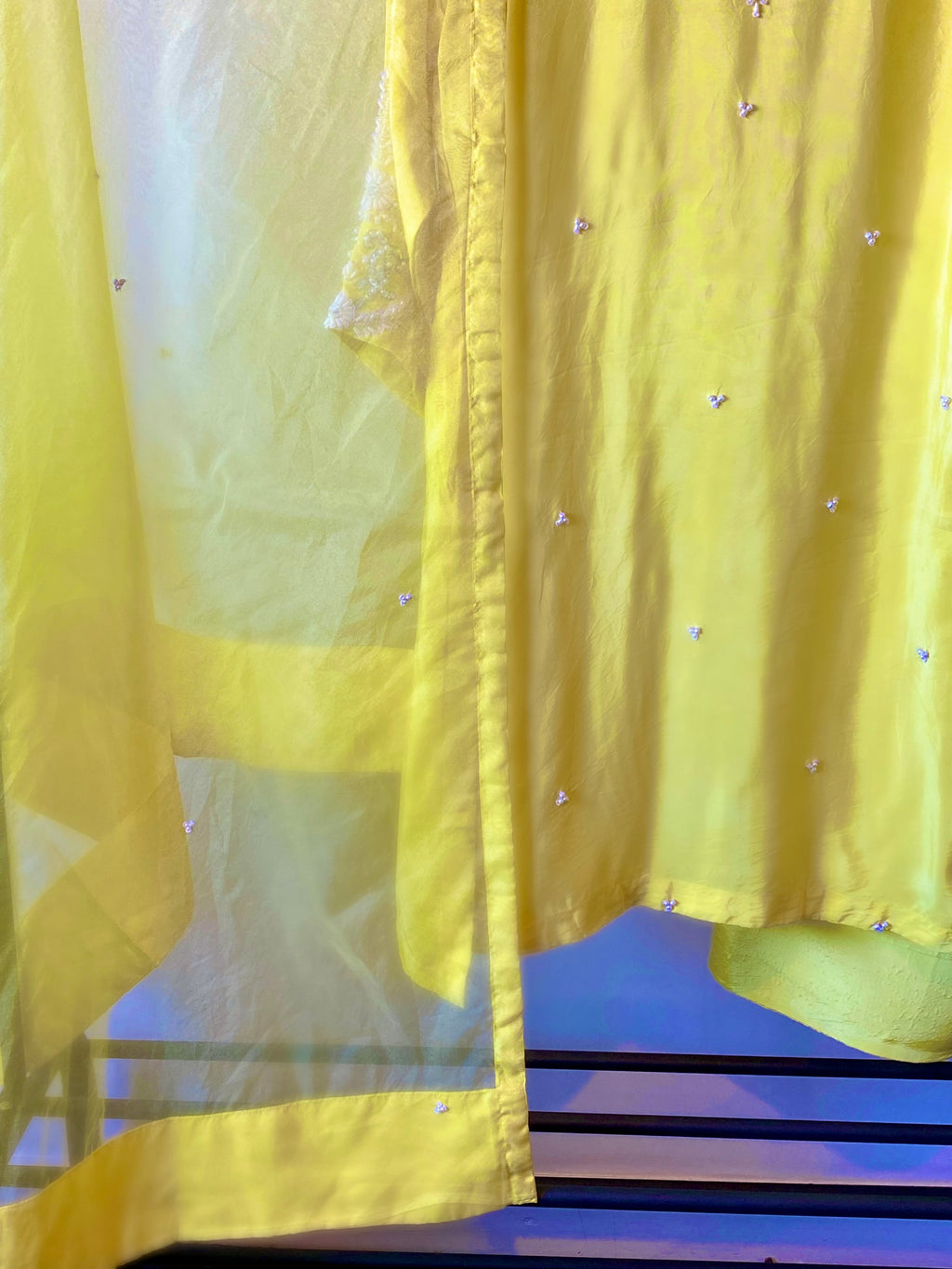 “Mehshar” | Farshi Set with Organza Dupatta
