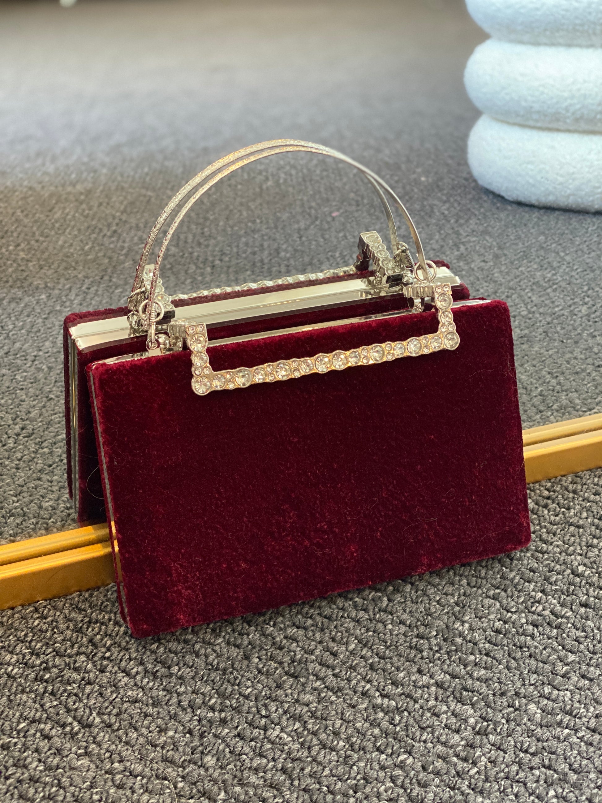 Red Velvet Clutch