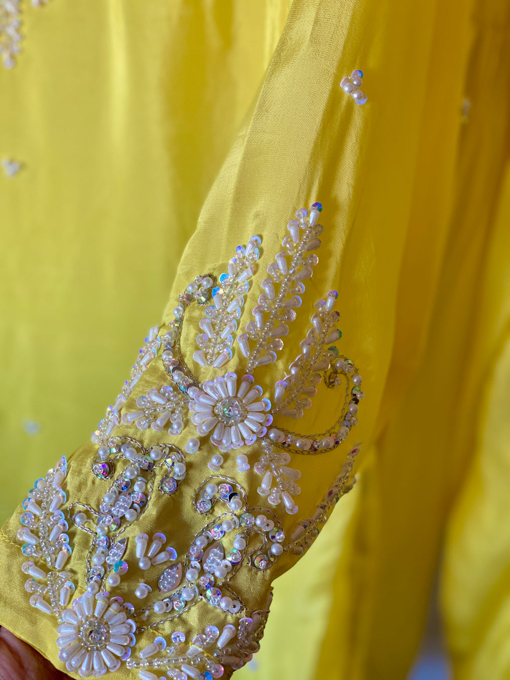 “Mehshar” | Farshi Set with Organza Dupatta